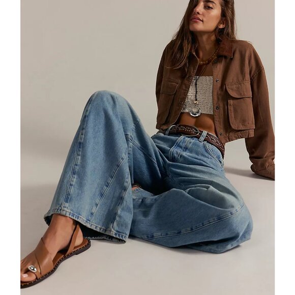 We The Free Eden High Slouchy Jeans Color Fast Forward - Picture 4 of 5